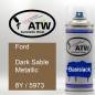 Preview: Ford, Dark Sable Metallic, 8Y / 5973: 400ml Sprühdose, von ATW Autoteile West.